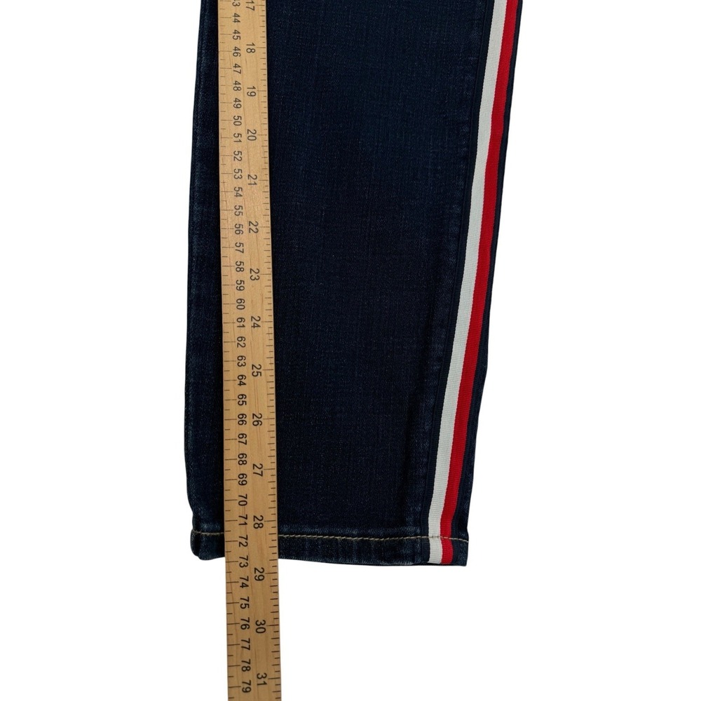 Tommy Hilfiger Tribeca Skinny Jeans Womens 10 Stripe Side Stretch Denim 32x28.5 - Picture 7 of 12